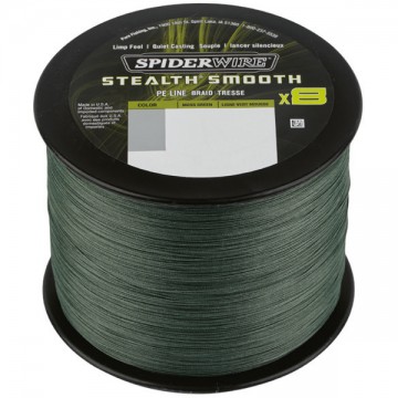 Леска плетеная SPIDER WIRE® STEALTH® SMOOTH X8 PE BRAID - 300m - MOSS GREEN Леска плетеная SPIDER WIRE® STEALTH® SMOOTH X8 PE BRAID - 300m - MOSS GREEN