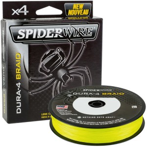 Леска плетеная SPIDER WIRE® STEALTH® DURA X4 PE BRAID - 150m - HI VIS YELLOW