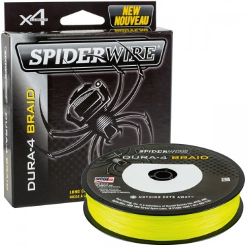 Леска плетеная SPIDER WIRE® STEALTH® DURA X4 PE BRAID - 150m - HI VIS YELLOW Леска плетеная SPIDER WIRE® STEALTH® DURA X4 PE BRAID - 150m - HI VIS YELLOW