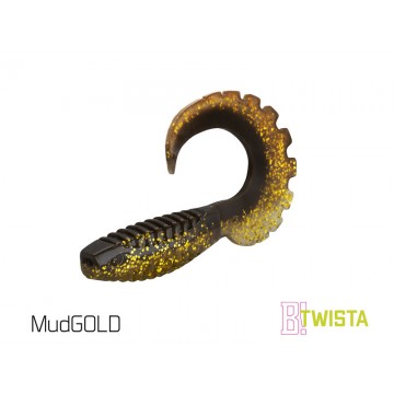 Твистер DELPHIN TWISTA UVs / MUD GOLD - 5шт.