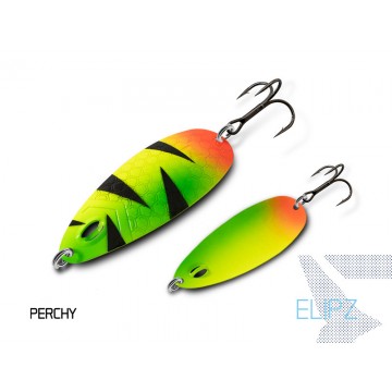 Блесна колеблющаяся DELPHIN ELIPZ FullSCALE Hook №2 / 7.5cm / 12g - PERCHY