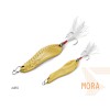 Блесна колеблющаяся DELPHIN MORA Hook №4 / 7.3cm / 30g - AURO