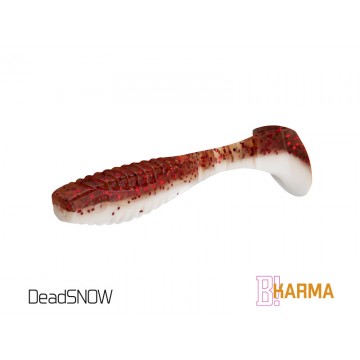 Виброхвост DELPHIN KARMA UVs / DEAD SNOW - 5шт. Виброхвост DELPHIN KARMA UVs / DEAD SNOW - 5шт.