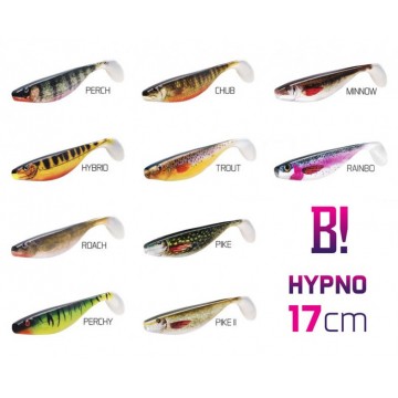 Виброхвост DELPHIN BOMB! HYPNO / 17cm / 3D CHUB - 2шт.