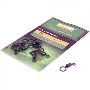Вертлюг с большим ушком PB Products Big Eye Swivel №8 / 10шт.