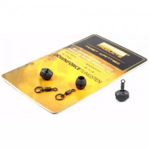Бусина скользящая утяжеленная с вертлюгом PB Products DT Sliding Naked Chod Bead 0,75g & Chod Ring Swivel № 11 / 3шт.