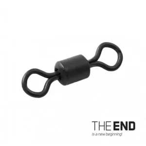 Вертлюг DELPHIN THE END  Carp Swivel №8 / G-ROUND - 20 шт.