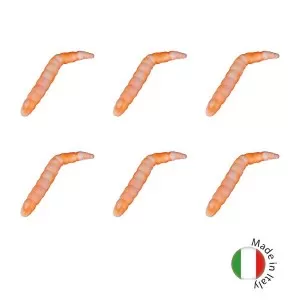 Силиконовые приманки плавающие IRON TROUT BACO / 4cm / Sweet / White-Orange - 6шт.