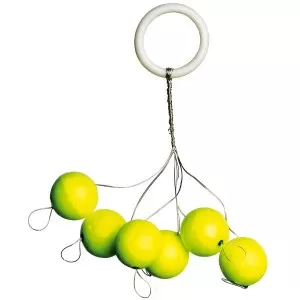 Шарик плавающий IRON TROUT Light Pilot - Round / Yellow / 6шт.
