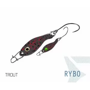 Блесна колеблющаяся Delphin RYBO Spoon / 0,5g - TROUT