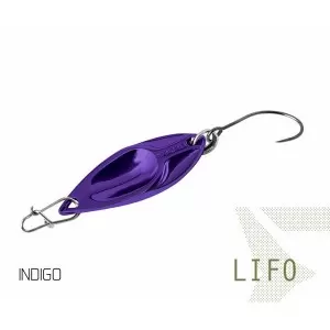 Блесна колеблющаяся Delphin LIFO Spoon / 2,5g - INDIGO