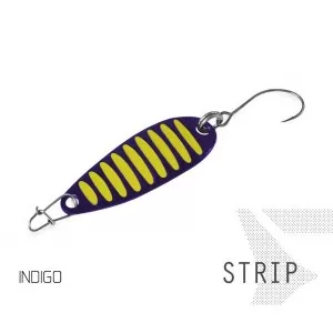 Блесна колеблющаяся Delphin STRIP Spoon / 2,0g - INDIGO