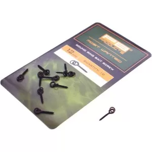 Крепление для плавающей насадки PB Products Round Ring Bait Screw - 12mm / 10шт.