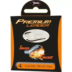 Поводки готовые IRON TROUT Premium Leader - 120cm / 6шт.