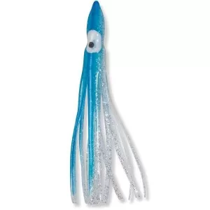 Силиконовая приманка AQUANTIC® OCTOPUS - 15 cm / Blue/White - 4шт.